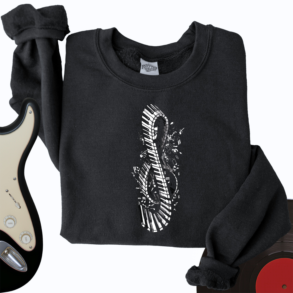 Piano Treble Clef Crewneck product image 3