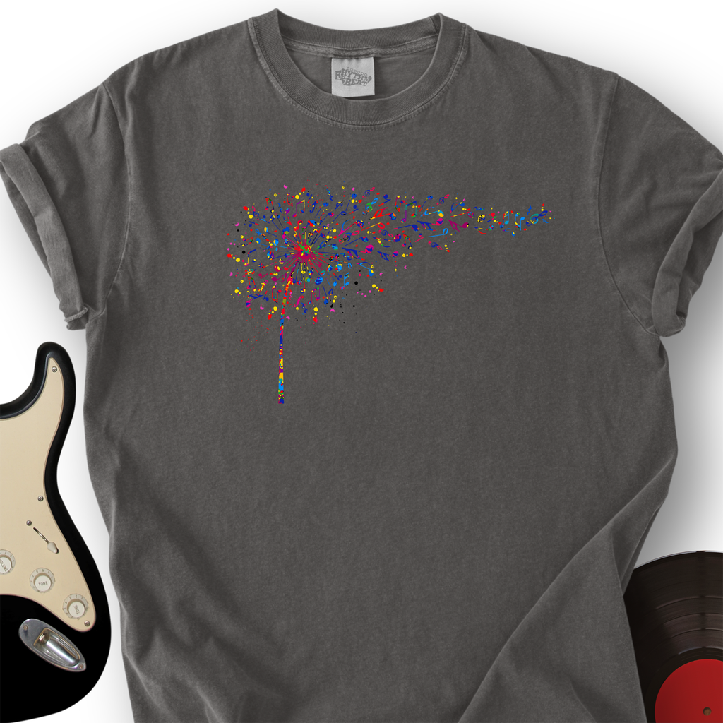 Rainbow Music Dandelion T-Shirt product image 2