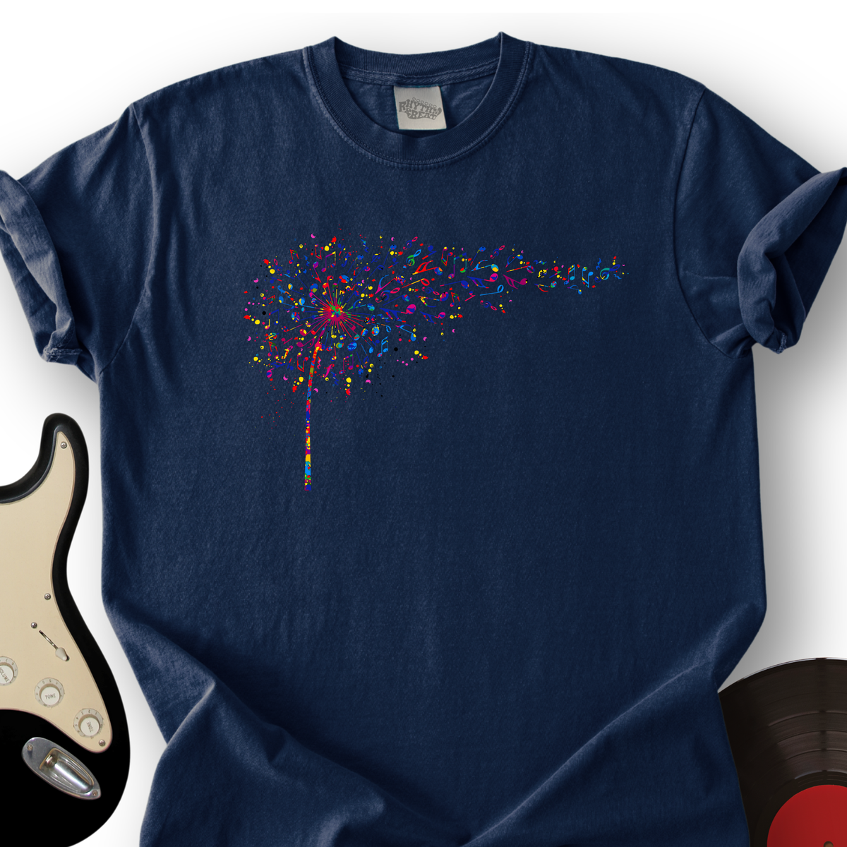 Rainbow Music Dandelion T-Shirt product image 3