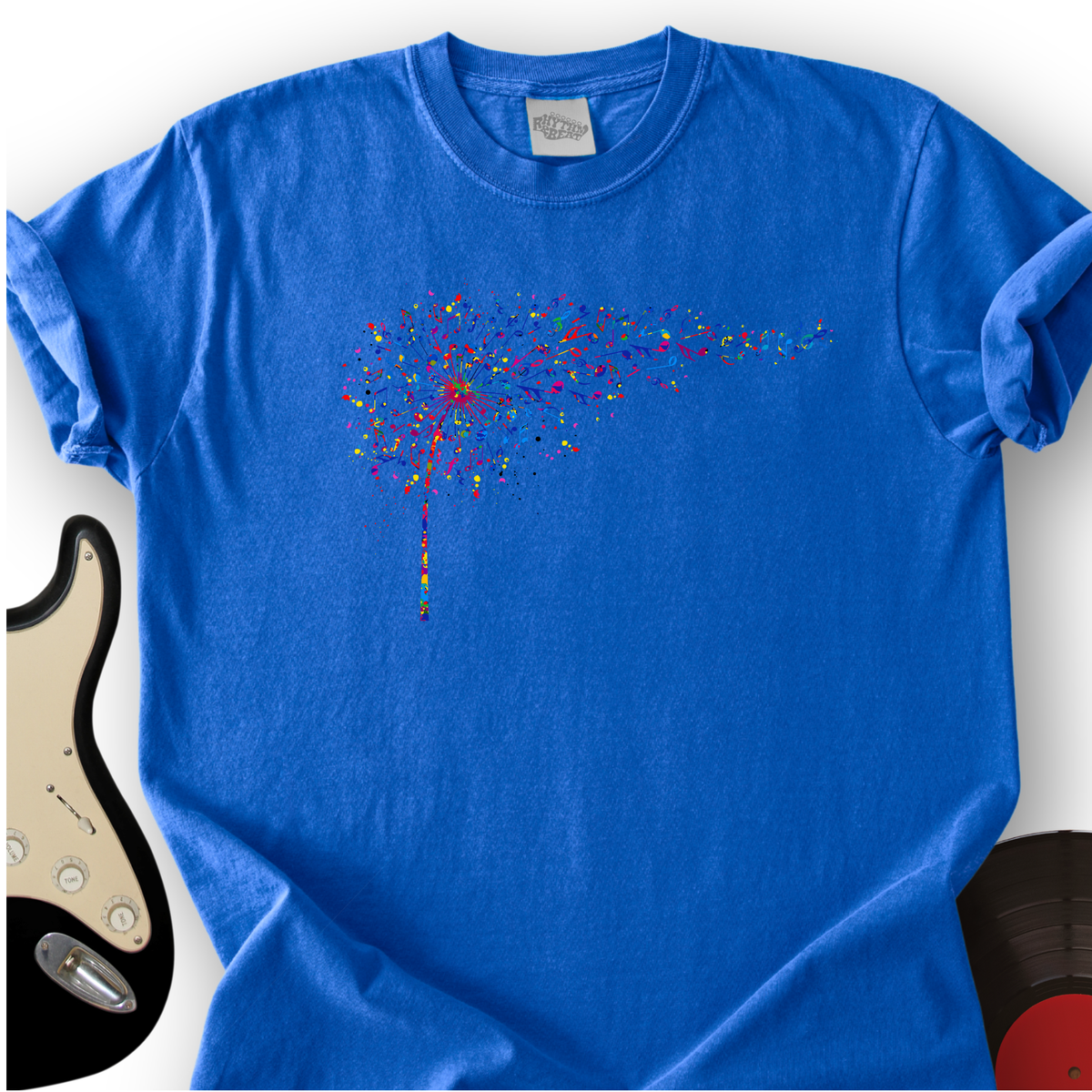 Rainbow Music Dandelion T-Shirt product image 4