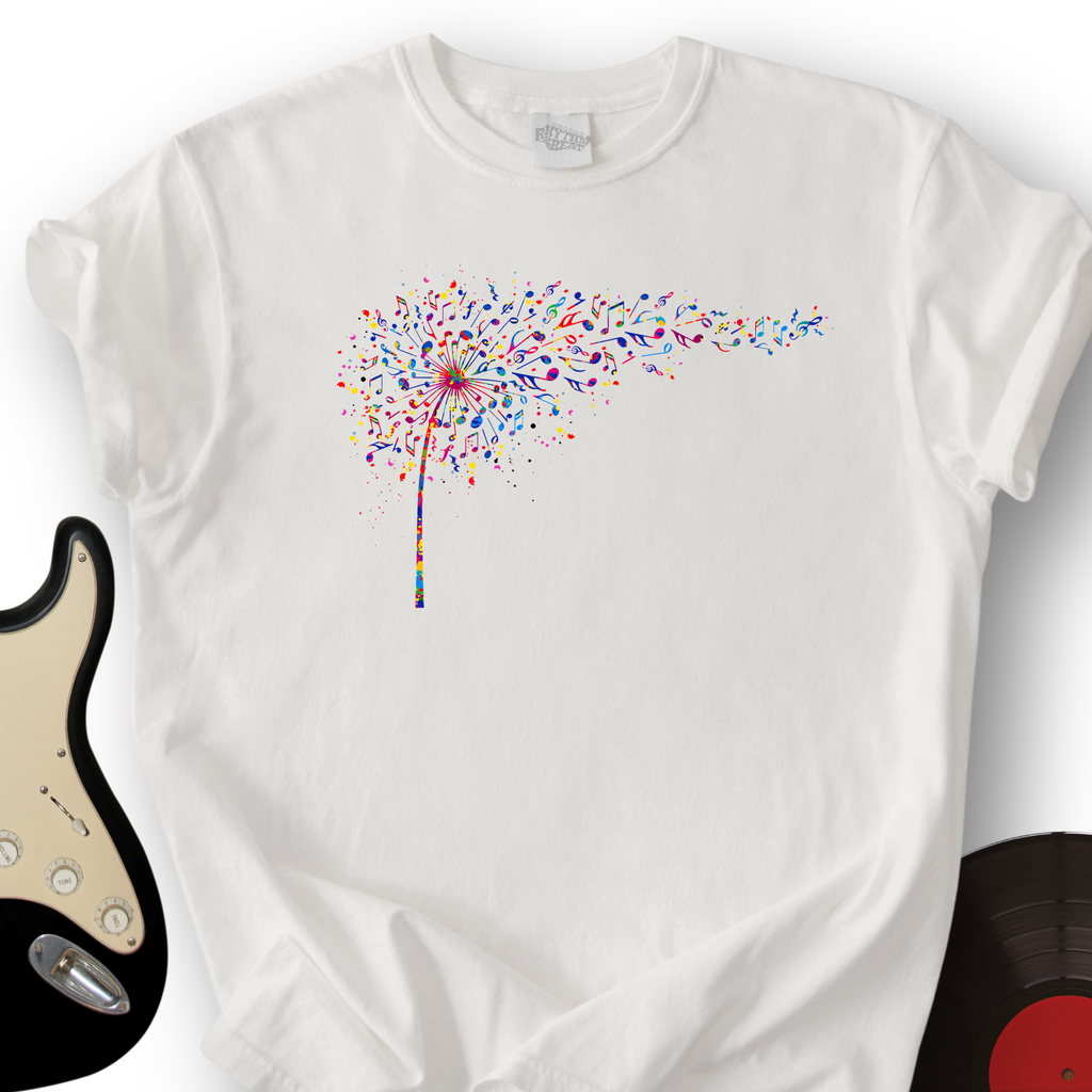 Rainbow Music Dandelion T-Shirt product image 1