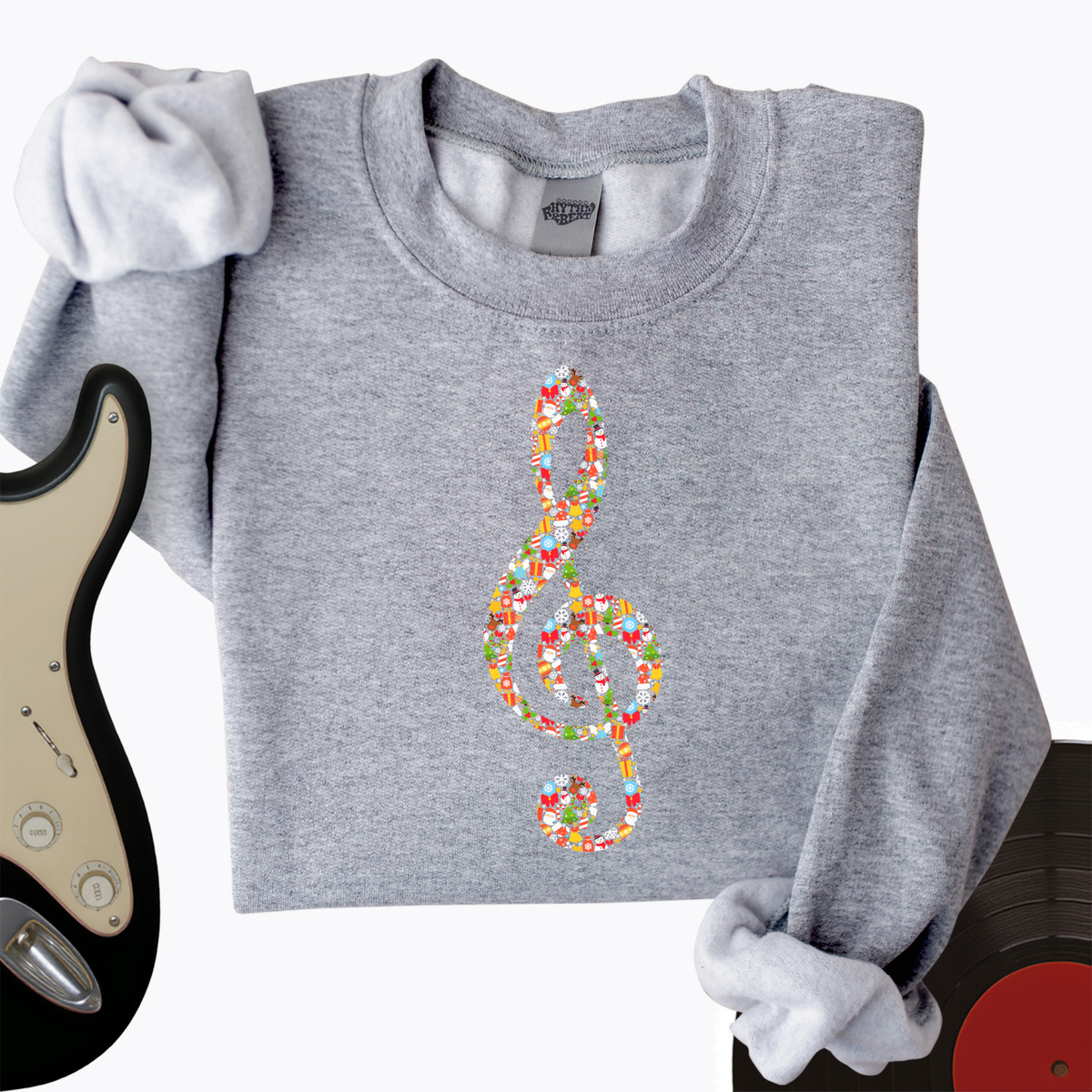 Christmas Treble Clef Crewneck product image 2