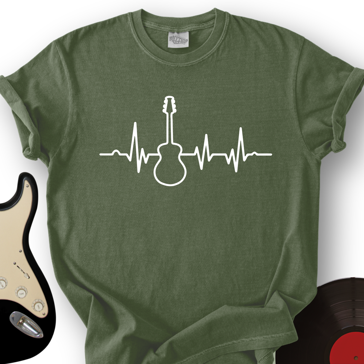Guitar Heartbeat T-Shirt product image 5