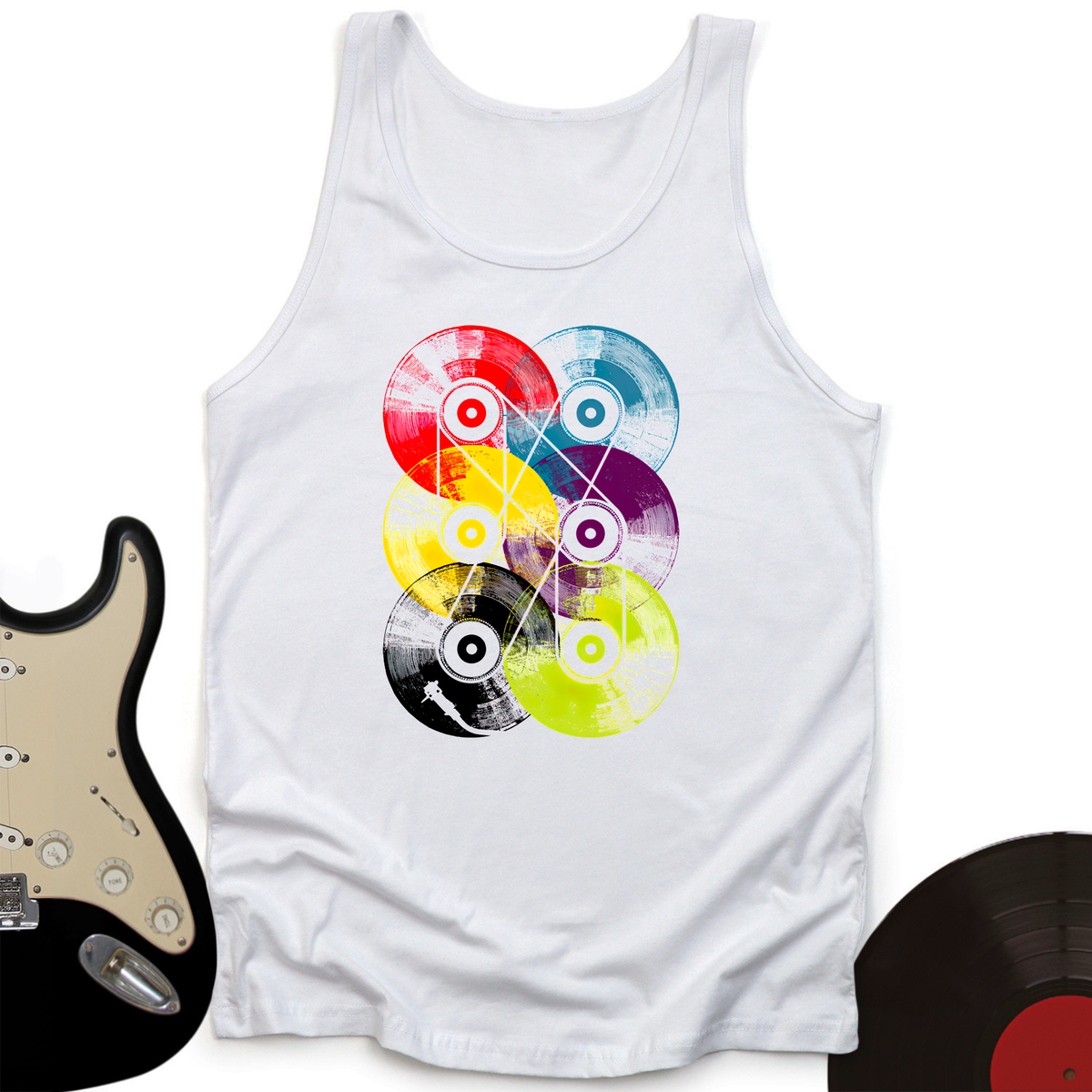 Colorful Vinyls Tank Top