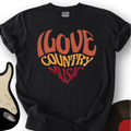 Country Music Love T-Shirt product image 1