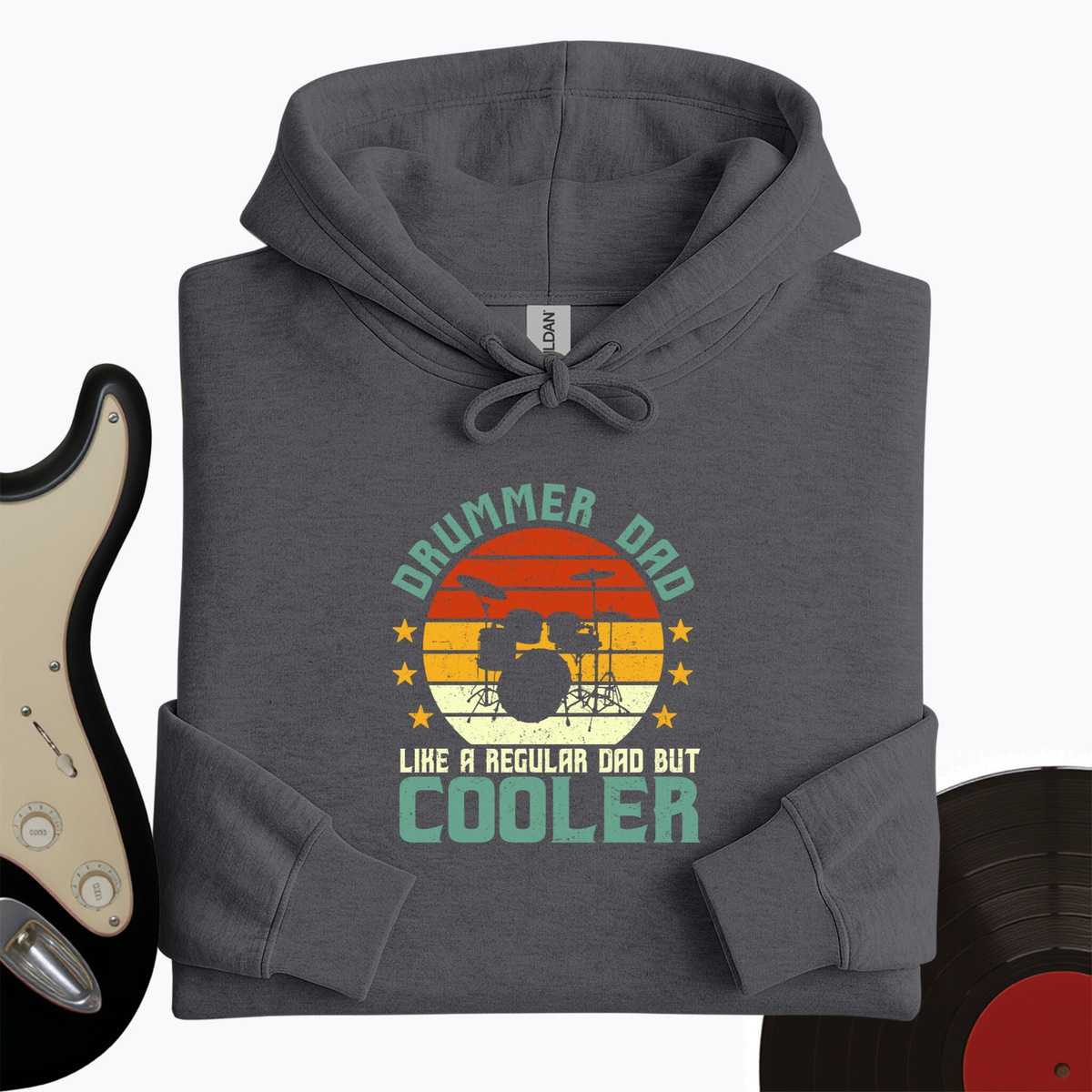 Drummer Dad Hoodie product image 3
