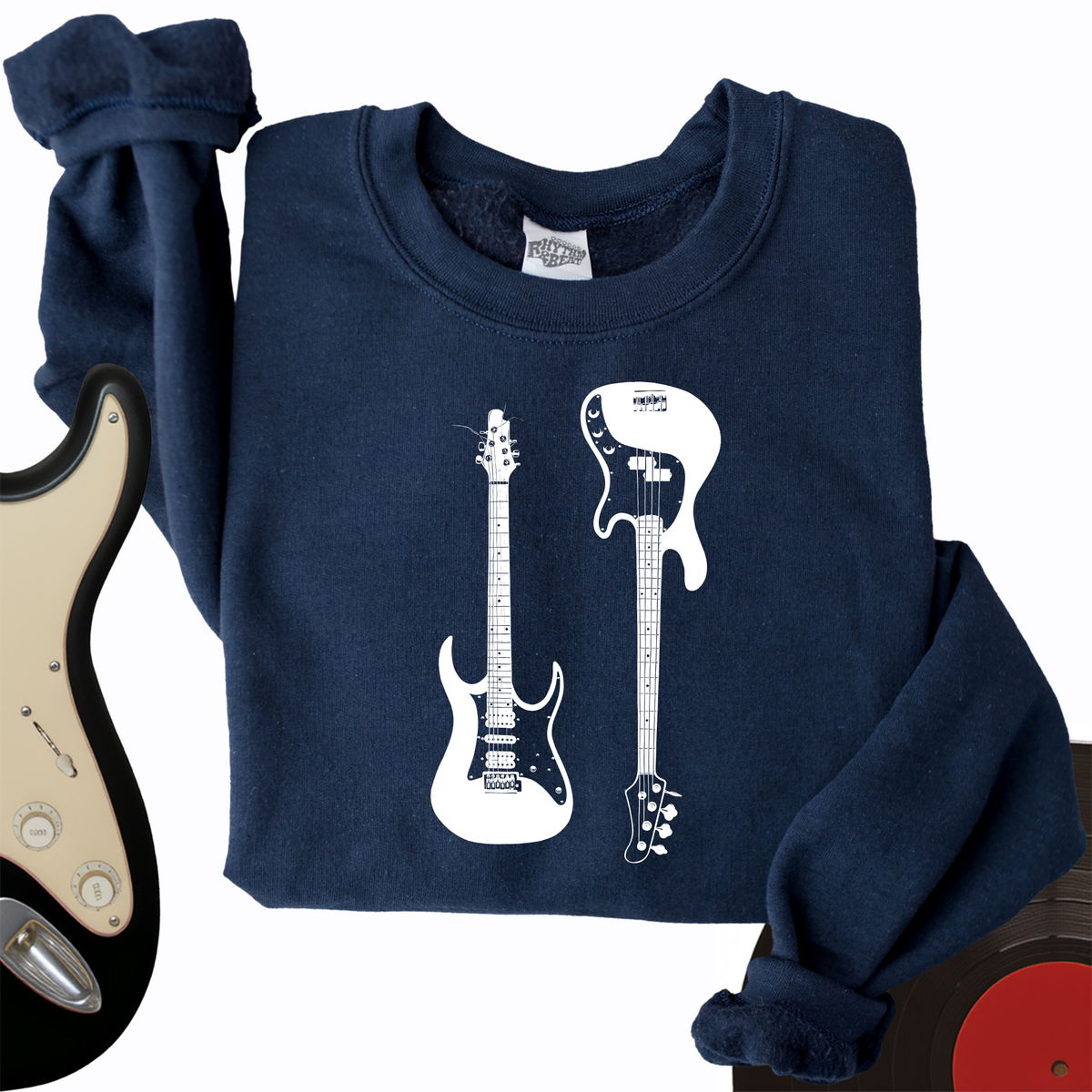 Electric and Bass Guitar Crewneck product image 1