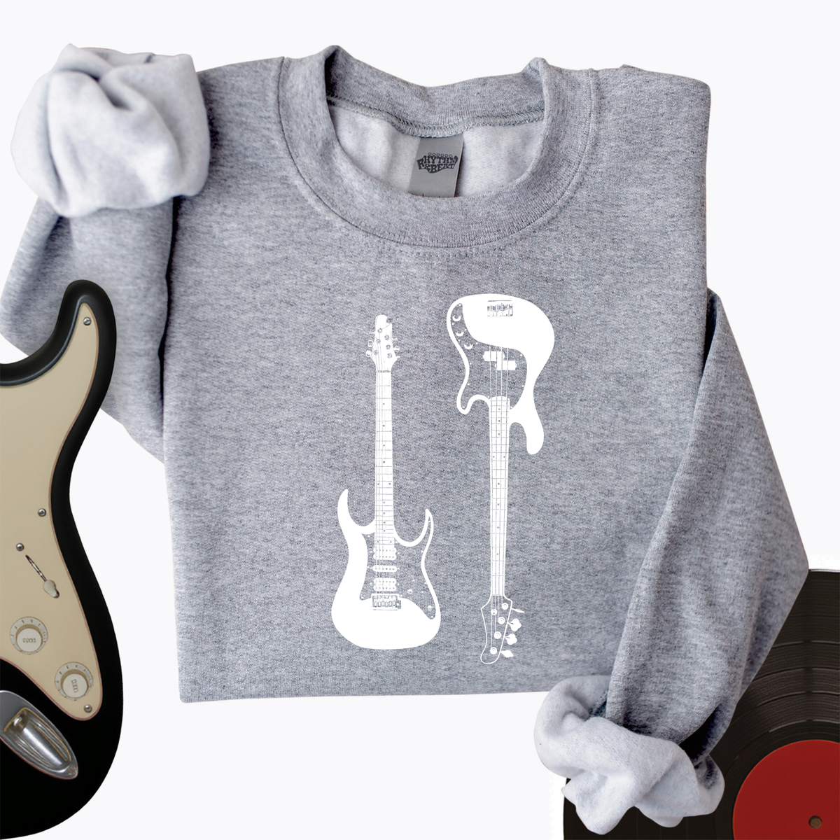 Electric and Bass Guitar Crewneck product image 2