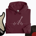 Acoustic Guitar Heart Beat Hoodie product image 1