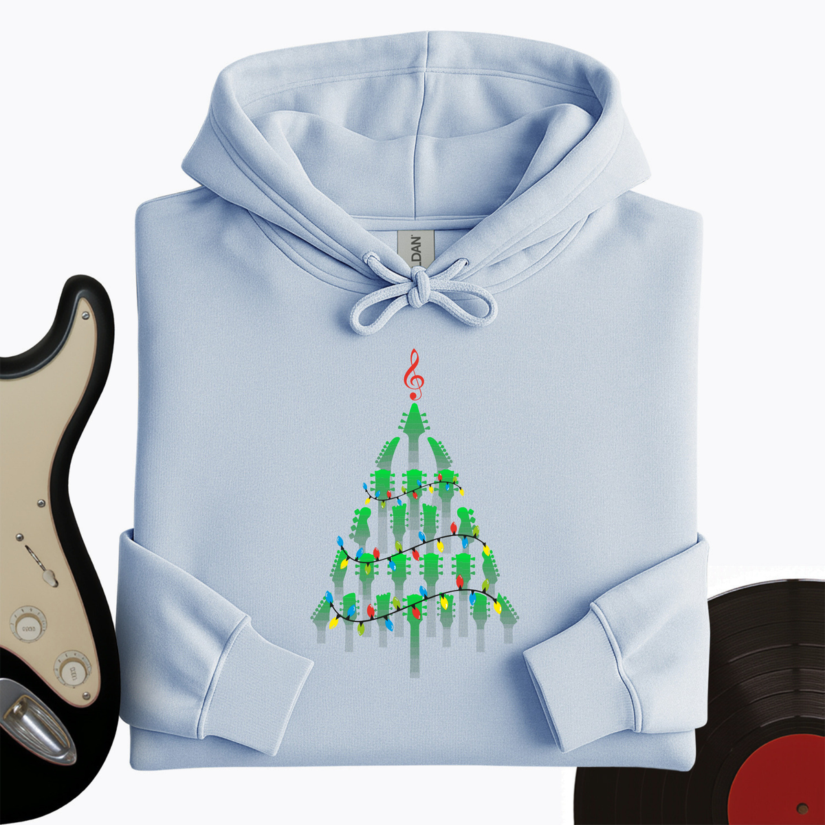 Guitar Christmas Tree Hoodie product image 9