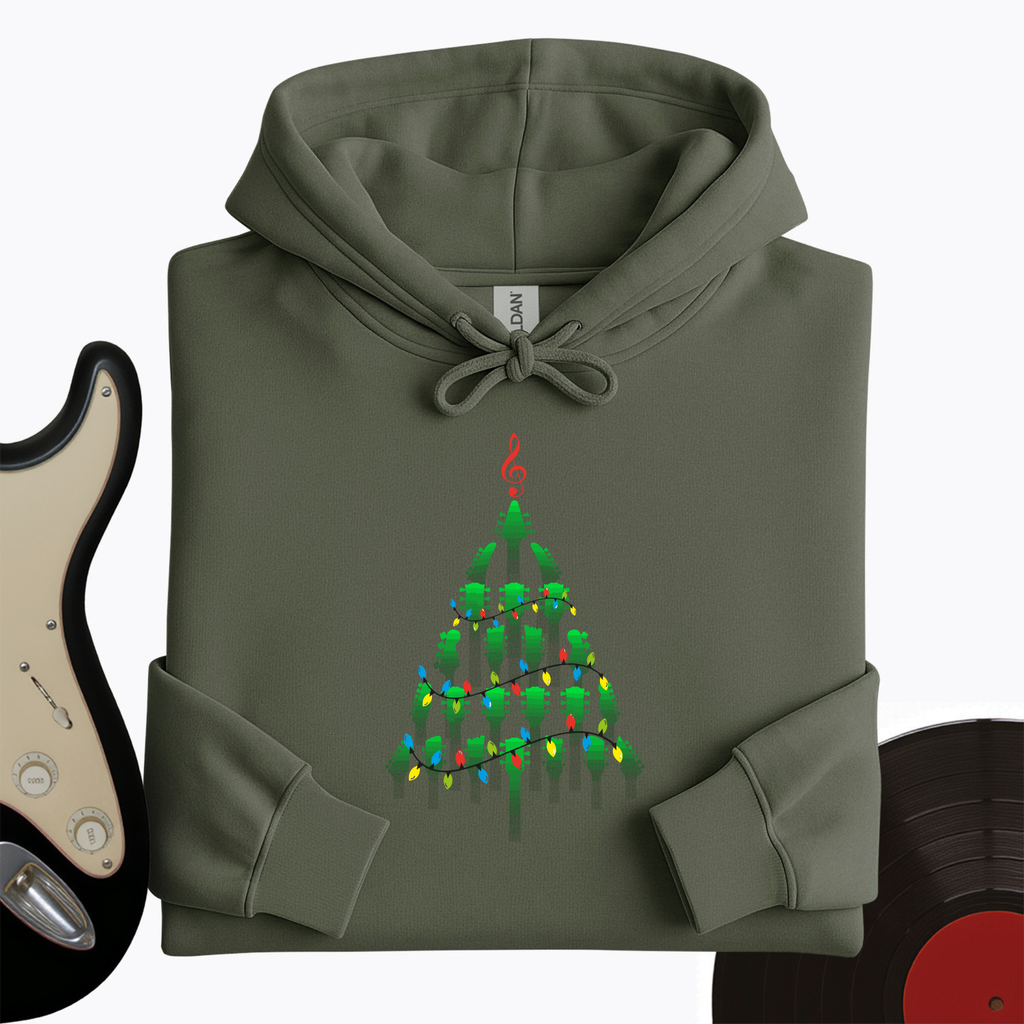 Guitar Christmas Tree Hoodie product image 8