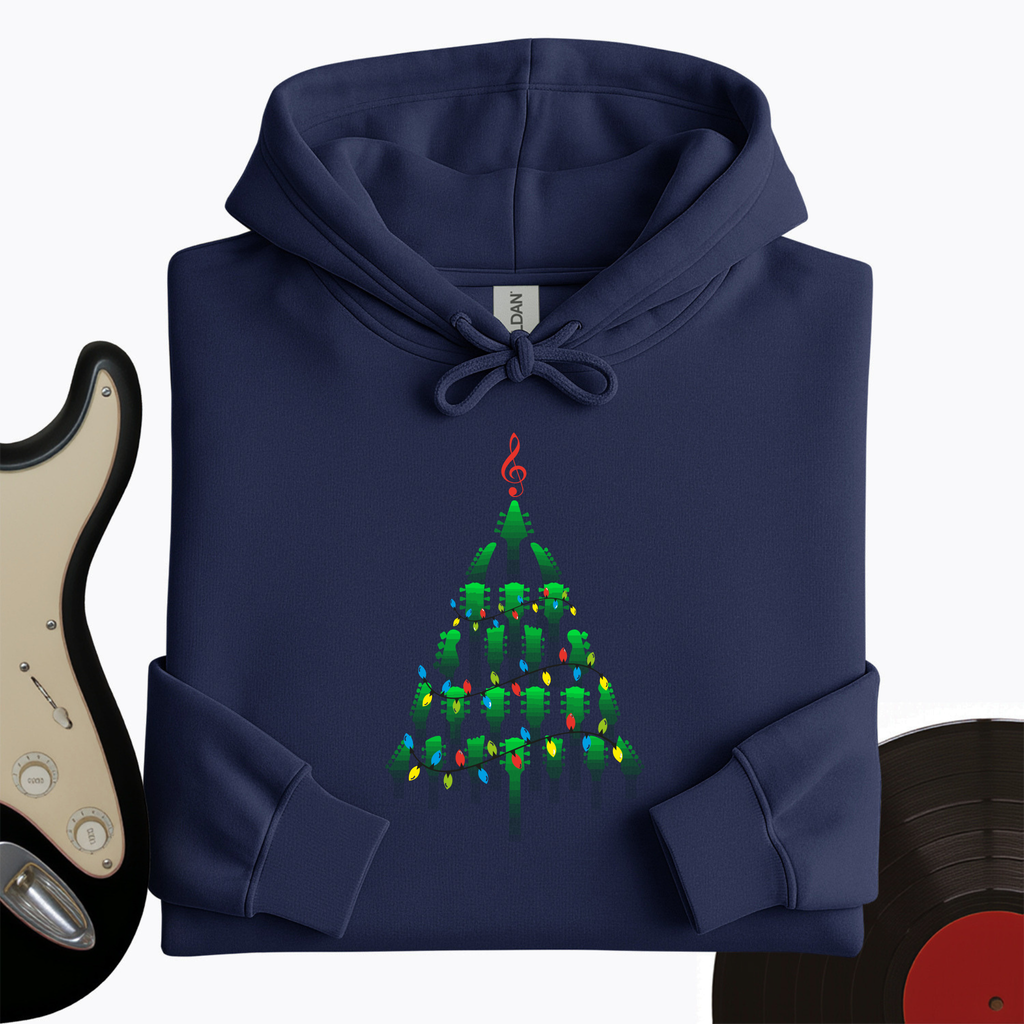 Guitar Christmas Tree Hoodie product image 3