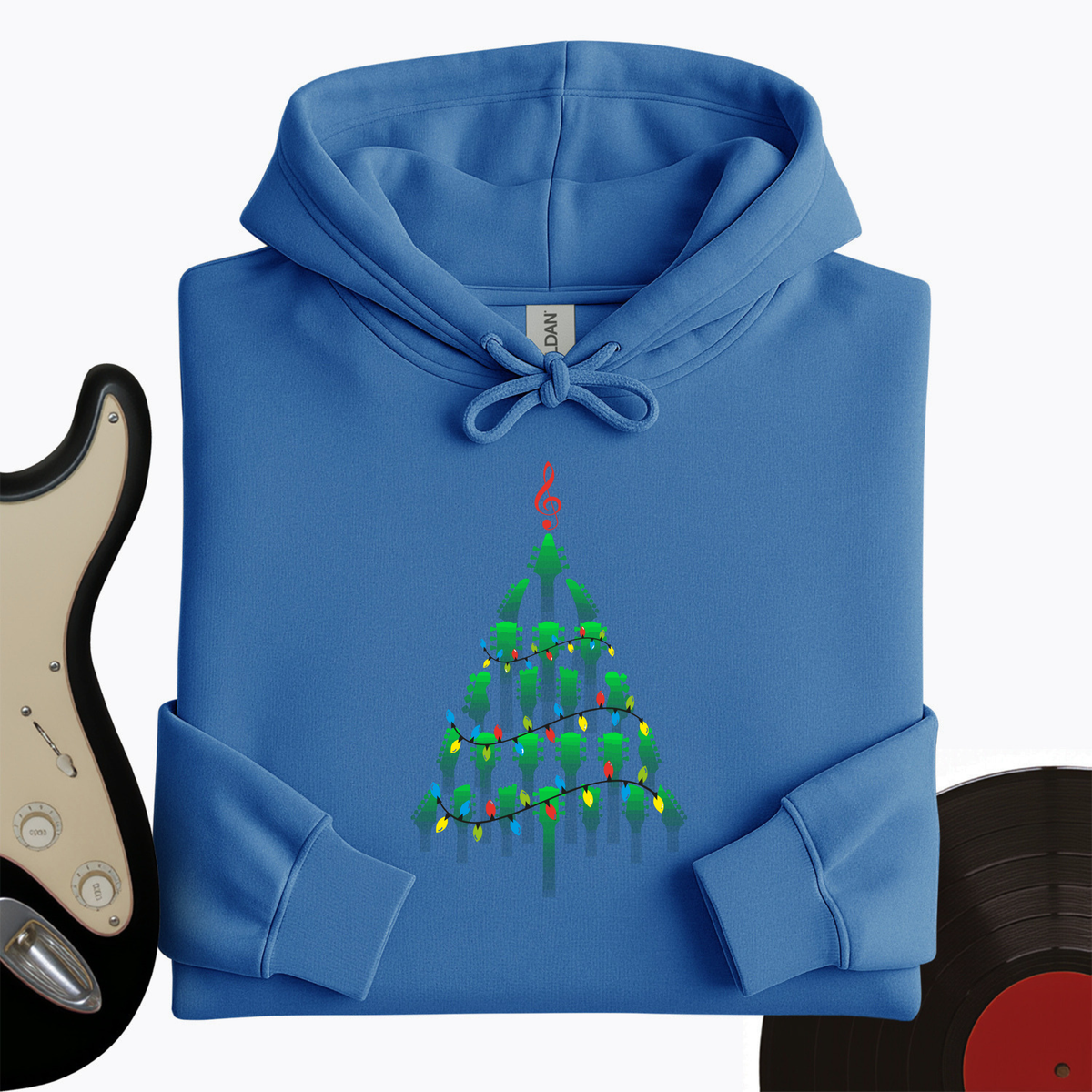 Guitar Christmas Tree Hoodie product image 7