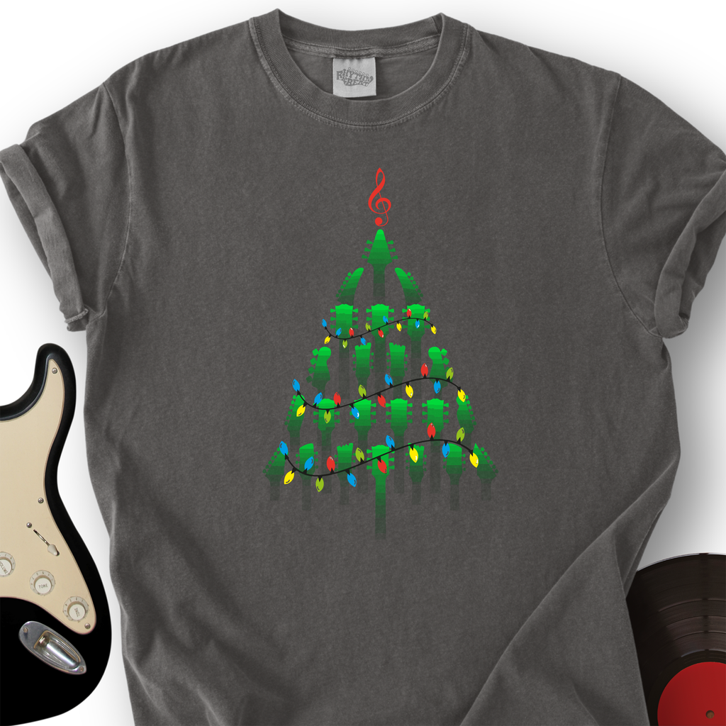 Guitar Christmas Tree T-Shirt product image 2