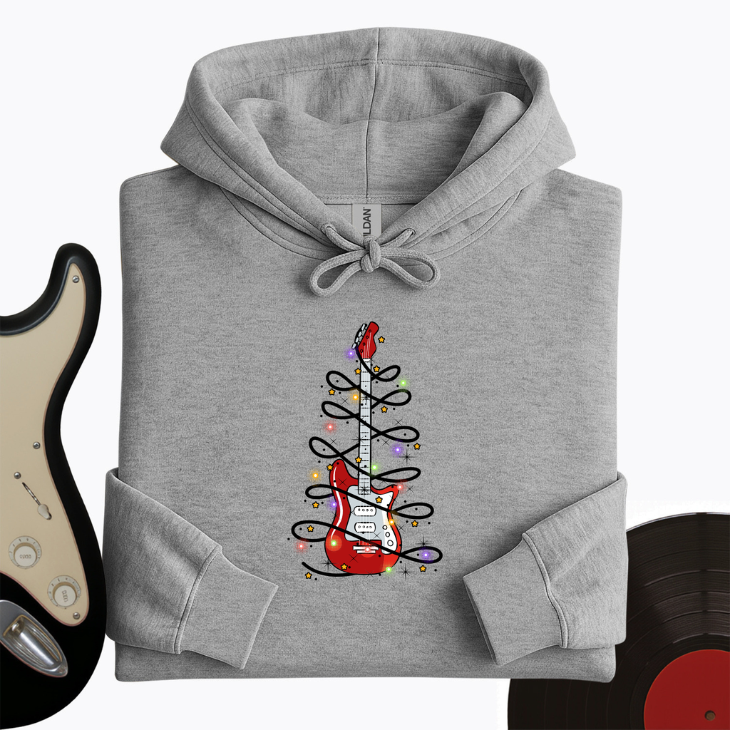Guitar Christmas Lights Hoodie product image 3