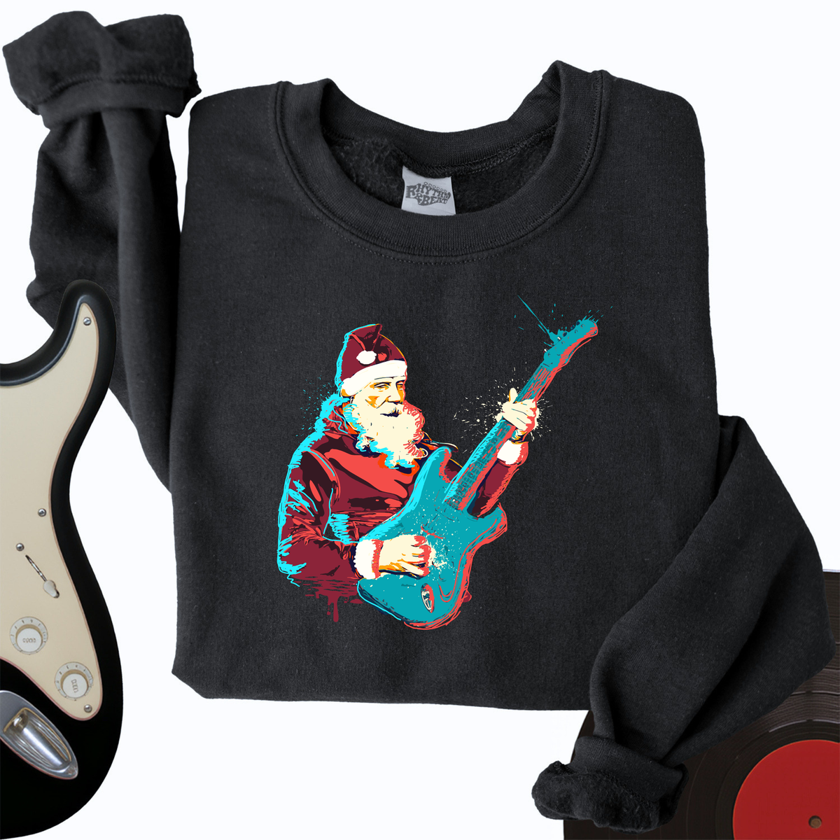 Guitar Santa Crewneck product image 3