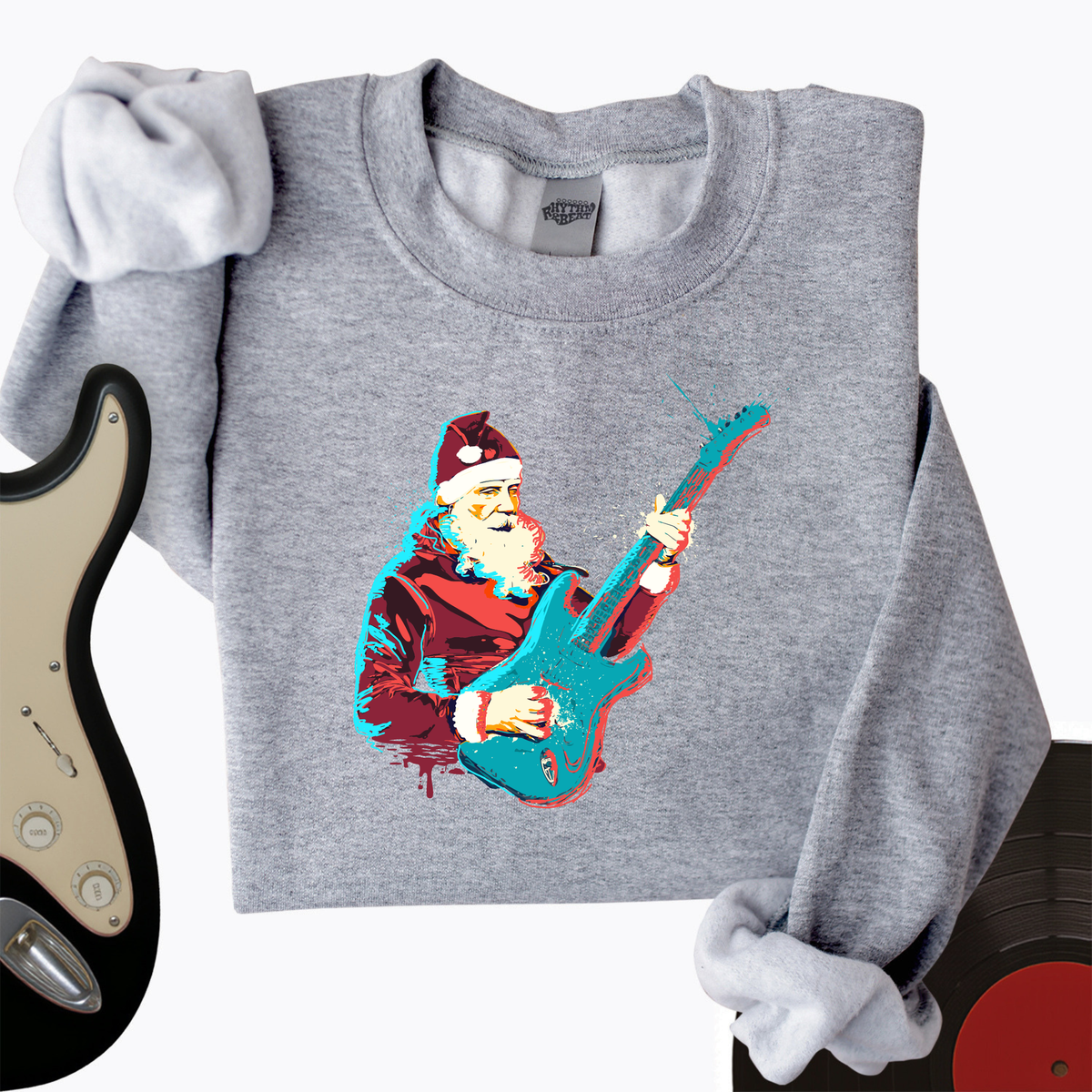 Guitar Santa Crewneck product image 2