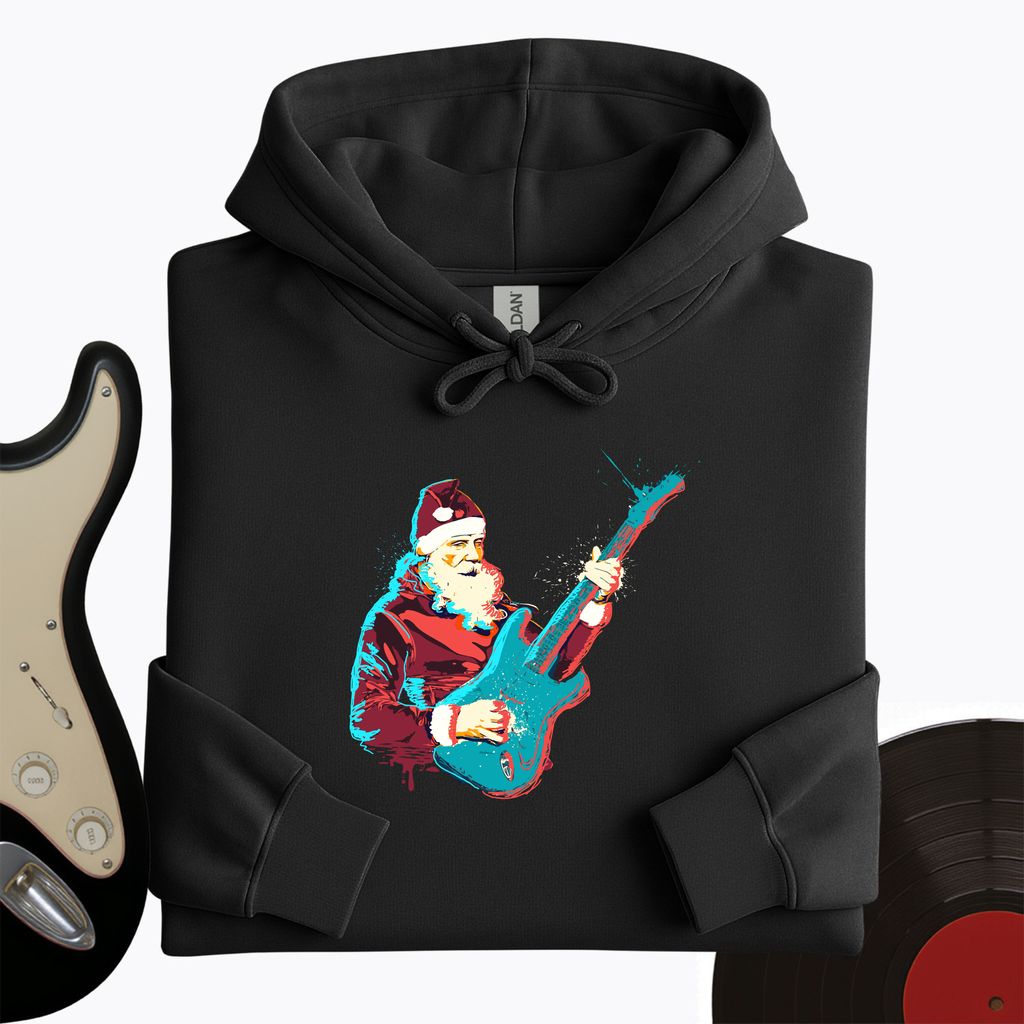 Guitar Santa Hoodie product image 6