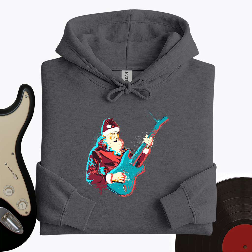 Guitar Santa Hoodie product image 2