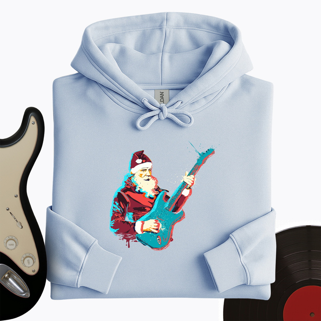 Guitar Santa Hoodie product image 9