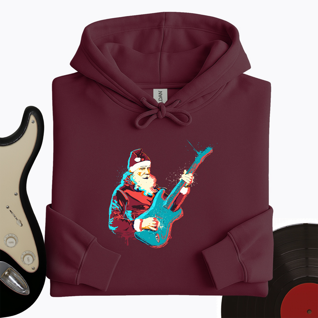 Guitar Santa Hoodie product image 3