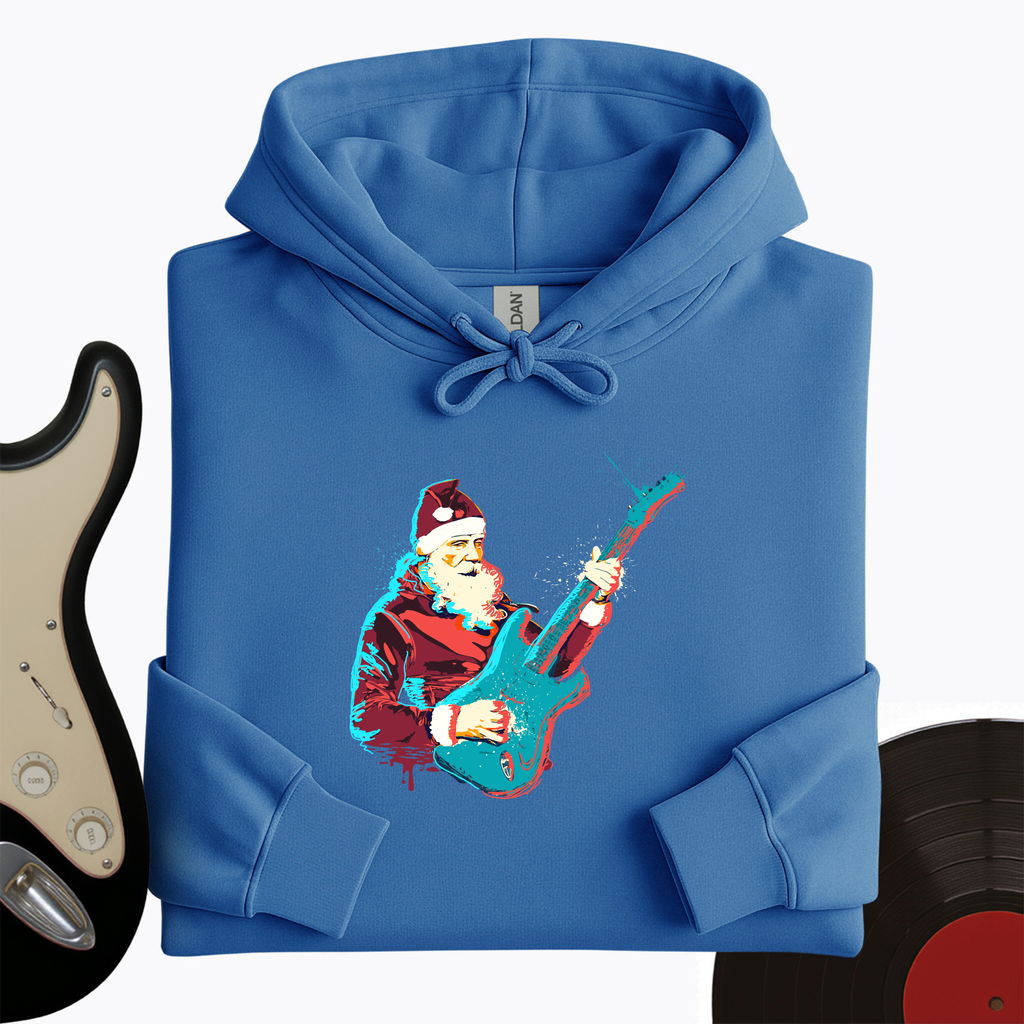 Guitar Santa Hoodie product image 7