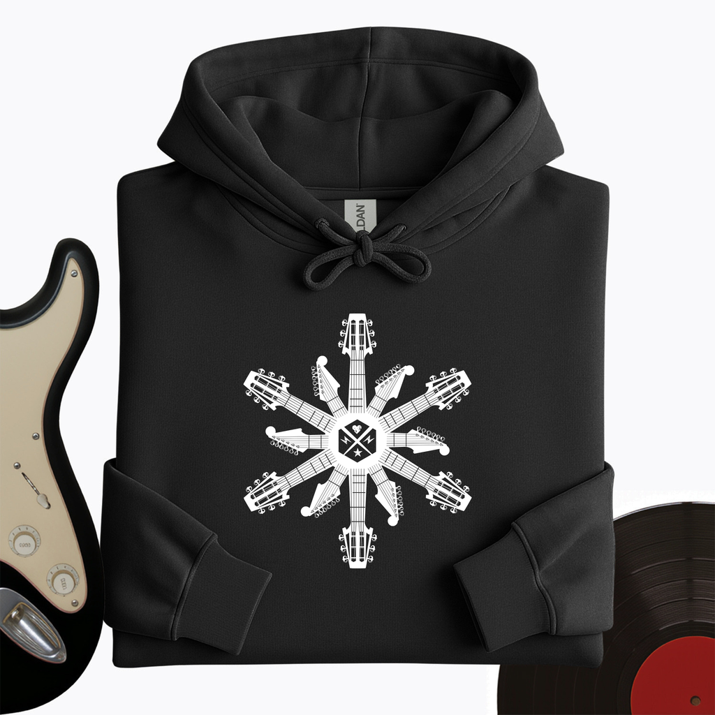Guitar Snowflake Hoodie product image 5
