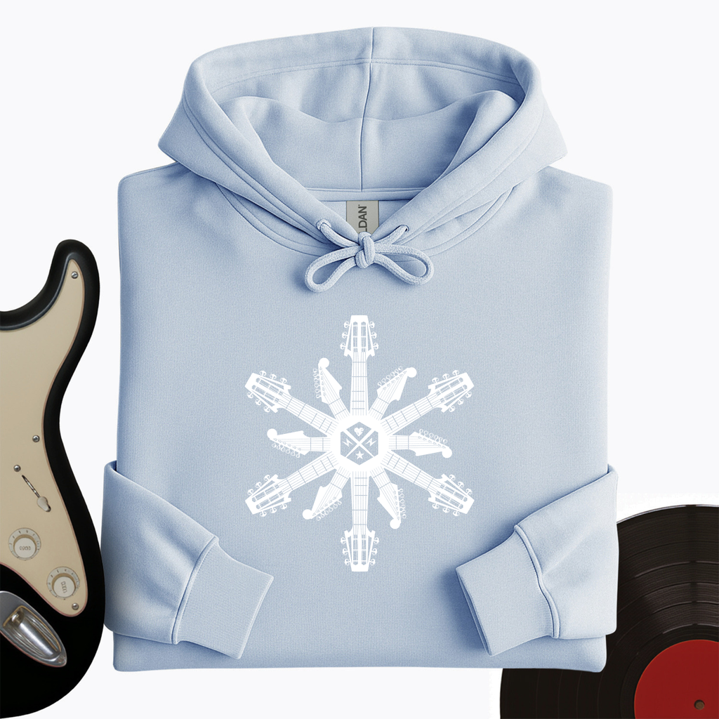 Guitar Snowflake Hoodie product image 9