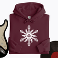 Guitar Snowflake Hoodie product image 1