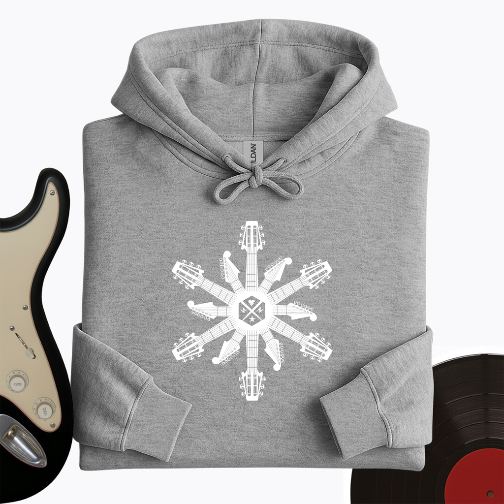 Guitar Snowflake Hoodie product image 4
