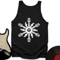Guitar Snowflake Tank Top