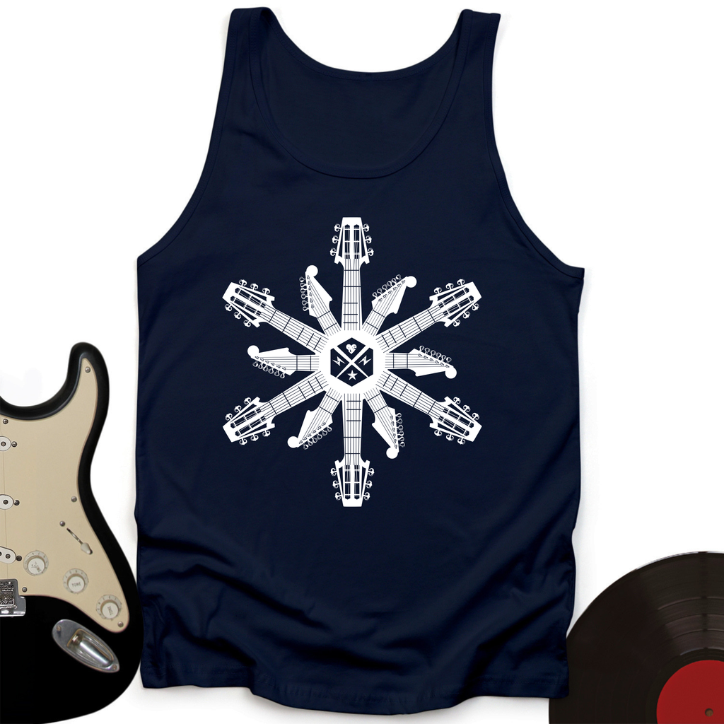 Guitar Snowflake Tank Top