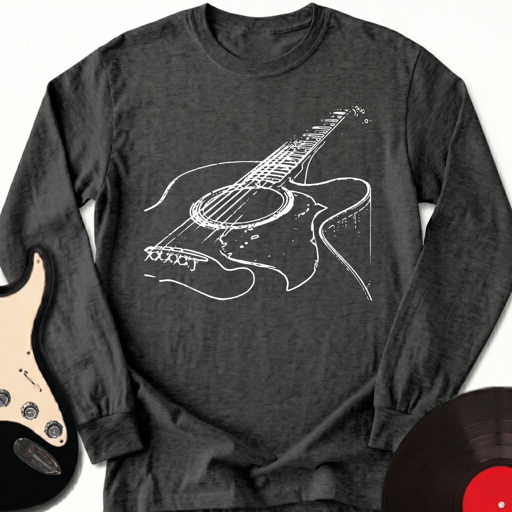Guitar Sketch Long Sleeve