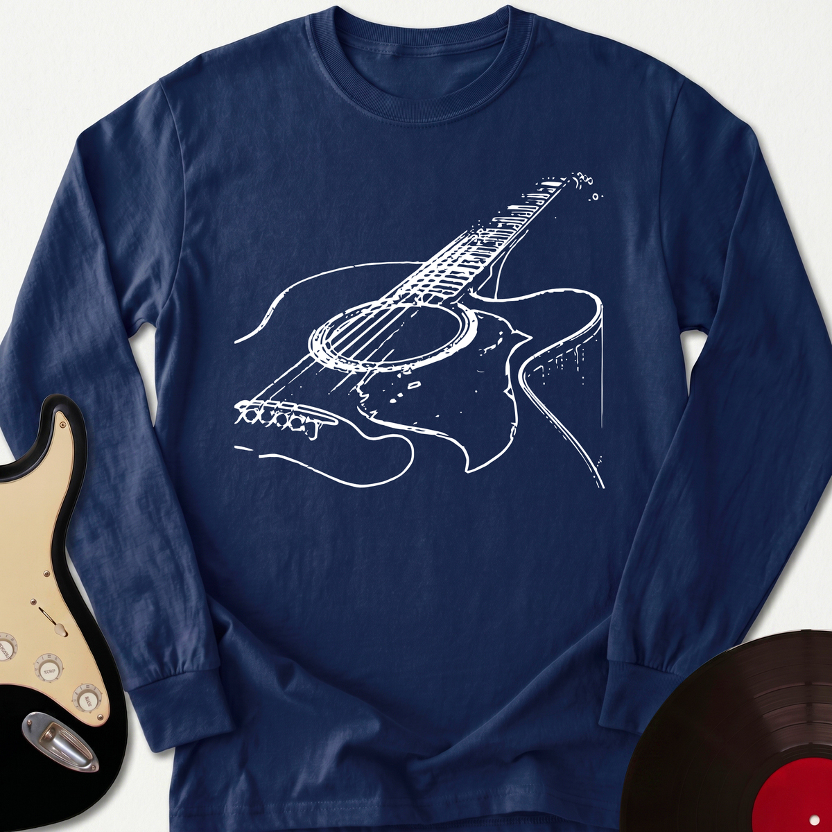 Guitar Sketch Long Sleeve