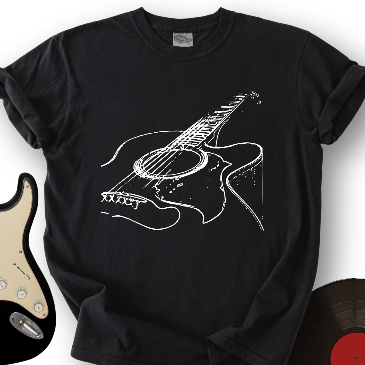 Guitar Sketch T-Shirt product image 4