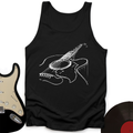 Guitar Sketch Tank Top