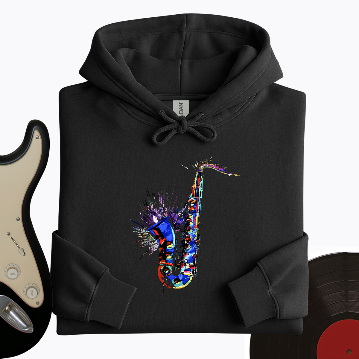 Blue Jazz Sax Hoodie product image 6