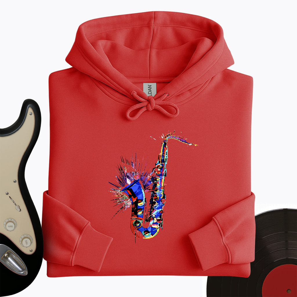 Blue Jazz Sax Hoodie product image 7