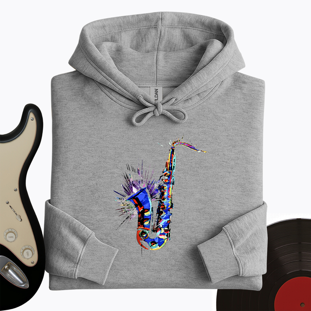 Blue Jazz Sax Hoodie product image 5