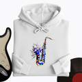 Blue Jazz Sax Hoodie product image 1