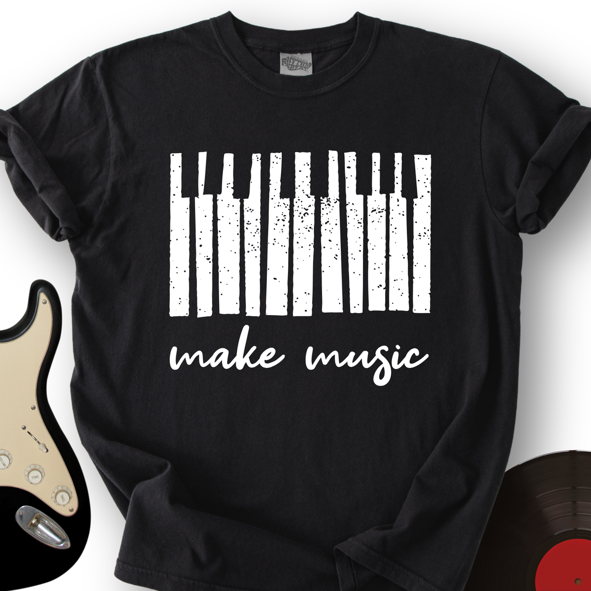 Make Music Piano T-Shirt product image 4