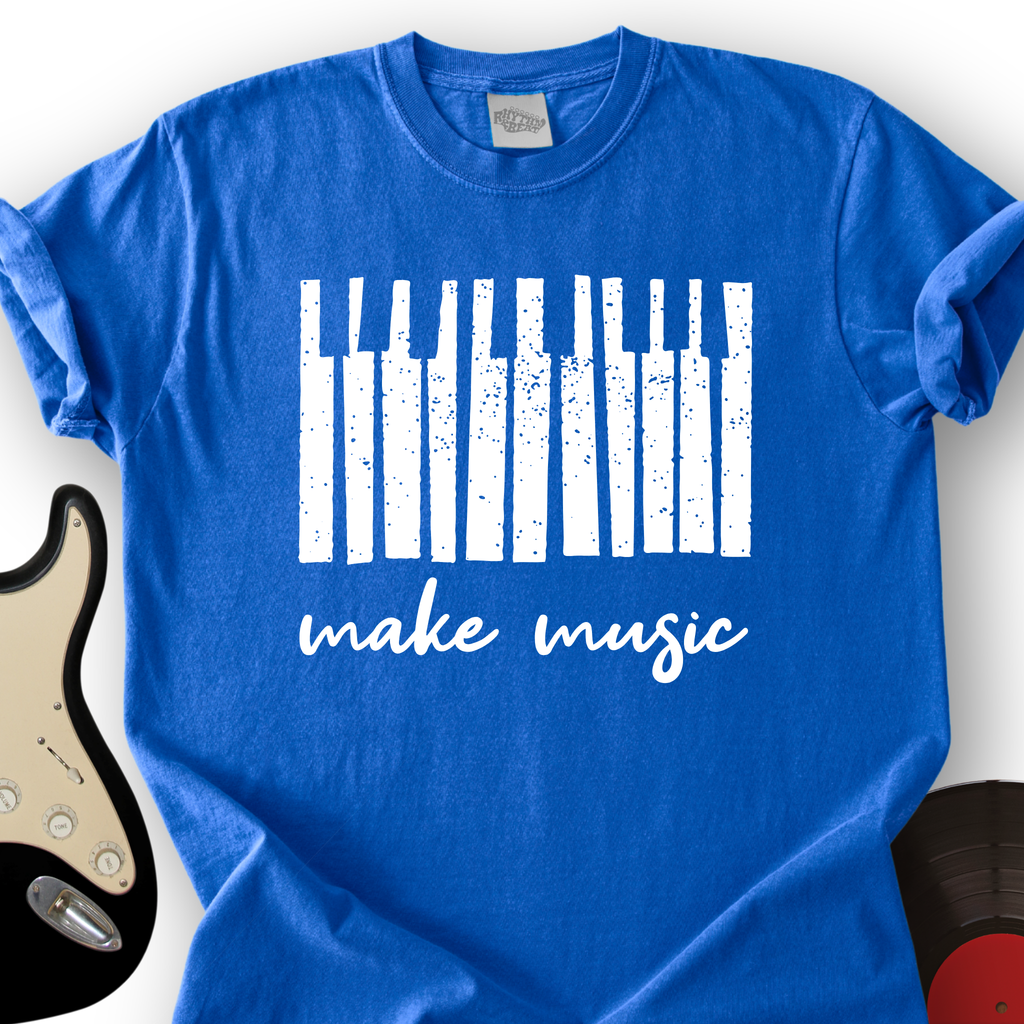 Make Music Piano T-Shirt product image 3