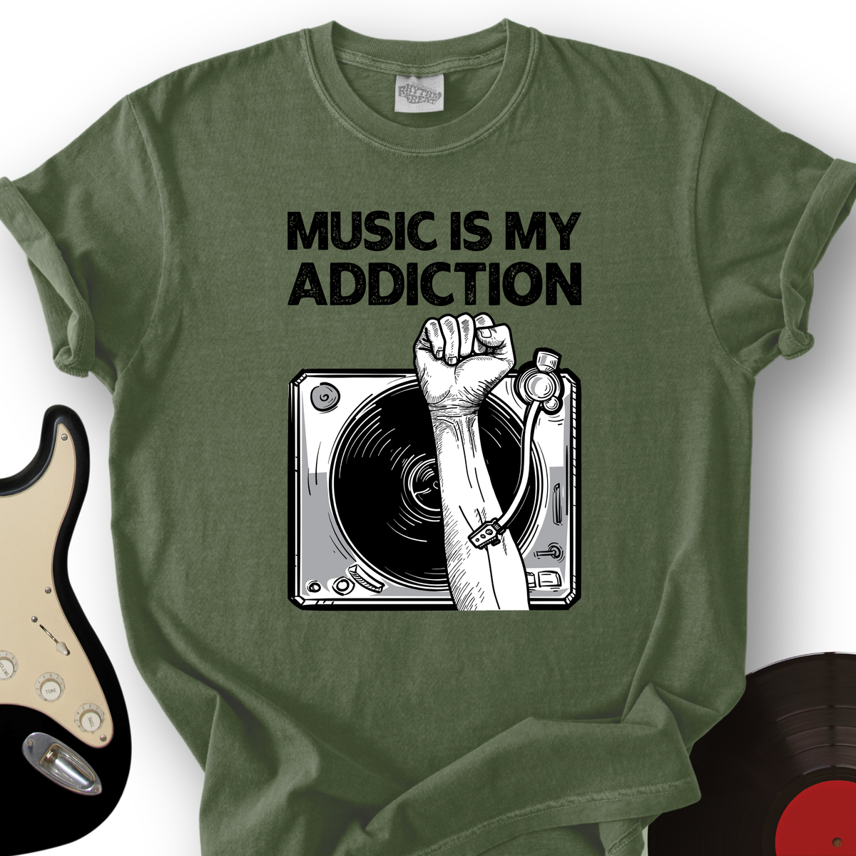 Music Is My Addiction T-Shirt product image 4