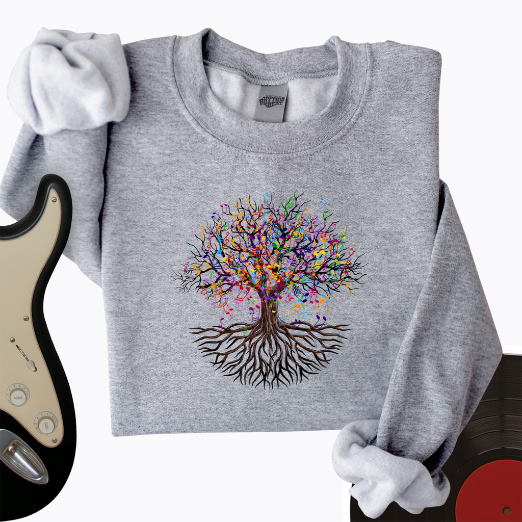 Music Note Tree Crewneck product image 1