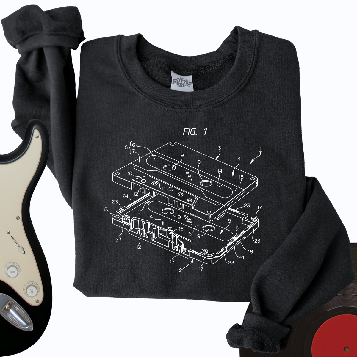 Patent for Cassette Crewneck product image 1