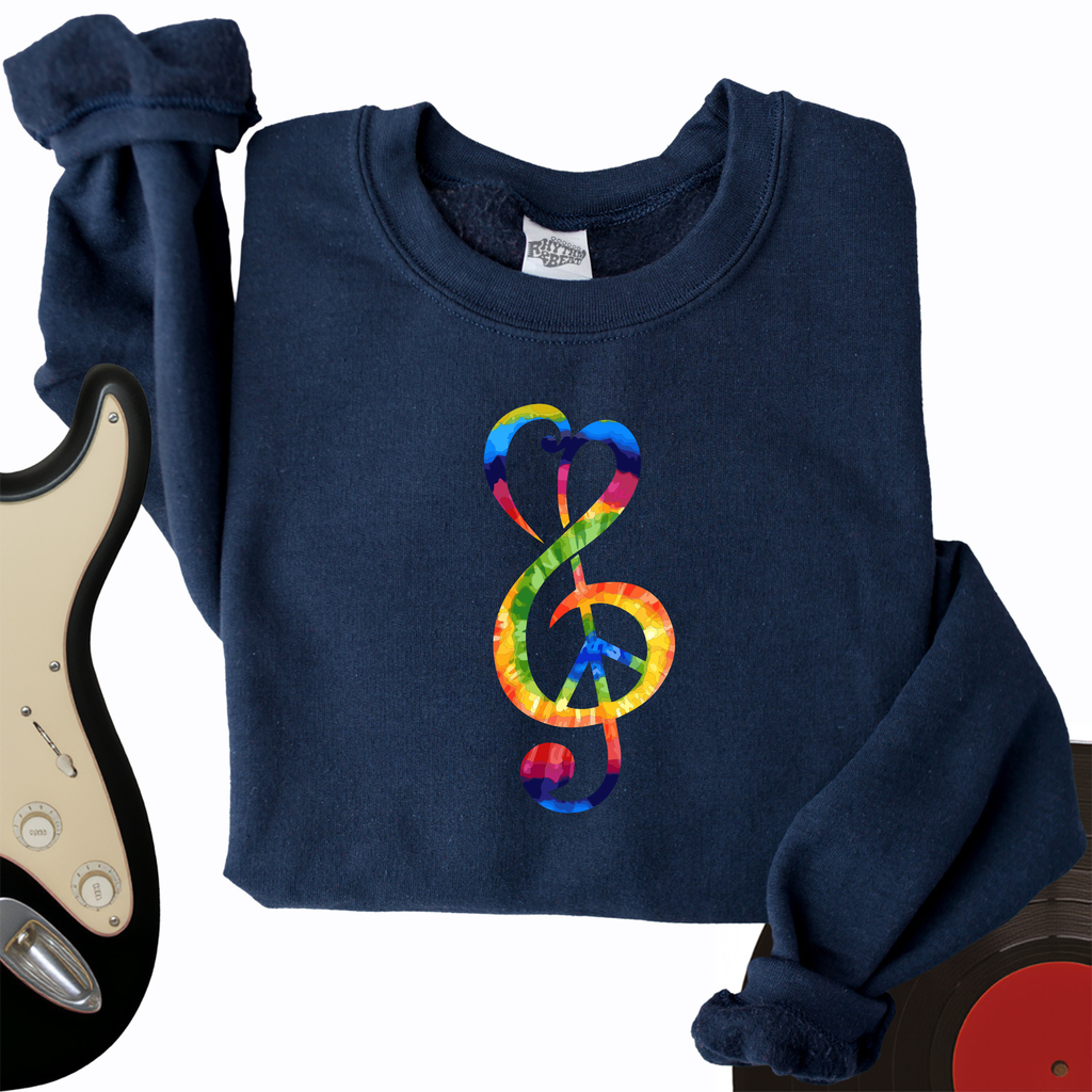 Peace Music Note Crewneck product image 2