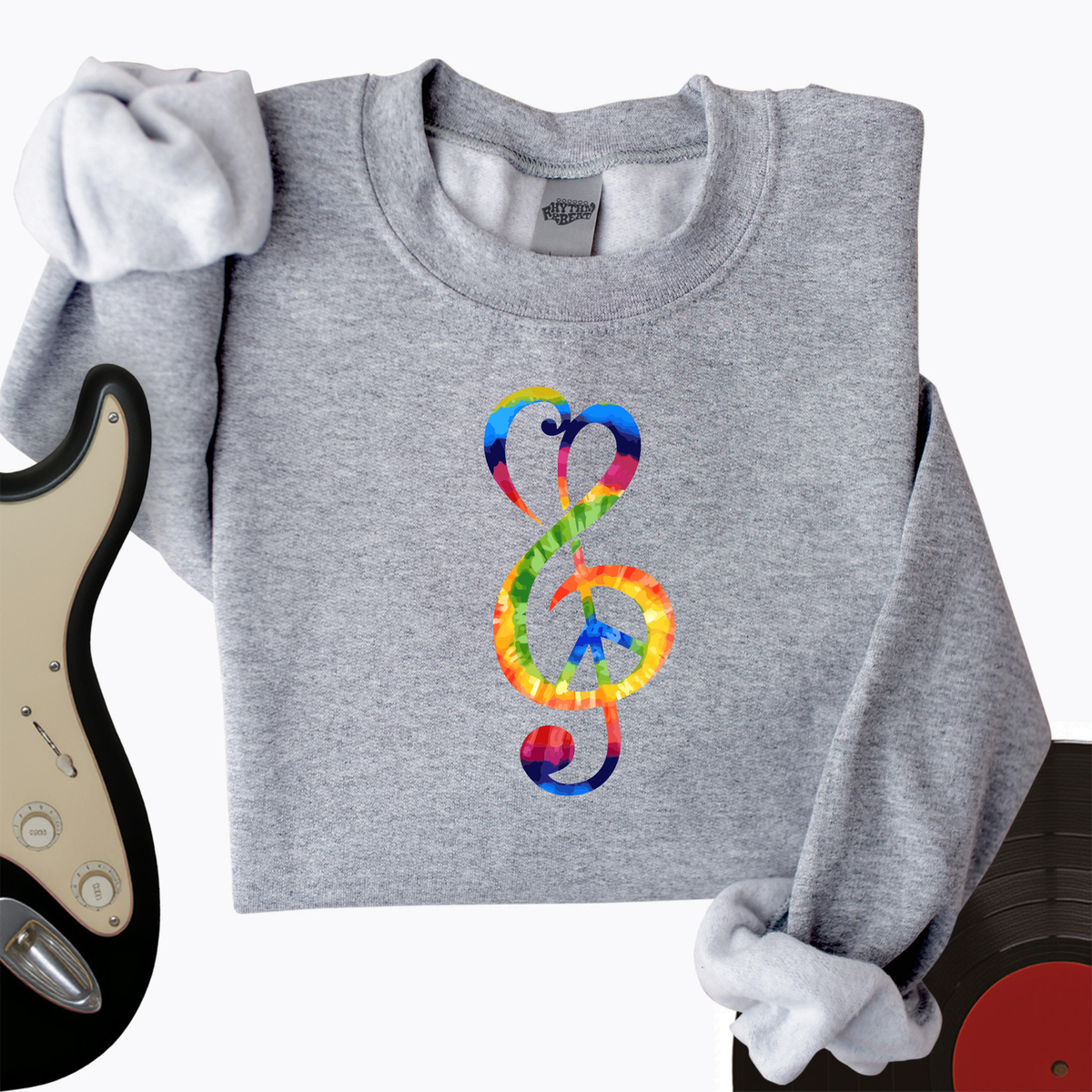 Peace Music Note Crewneck product image 1