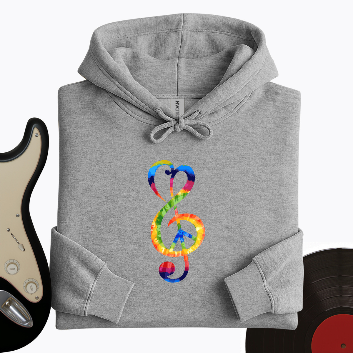 Peace Music Note Hoodie product image 4