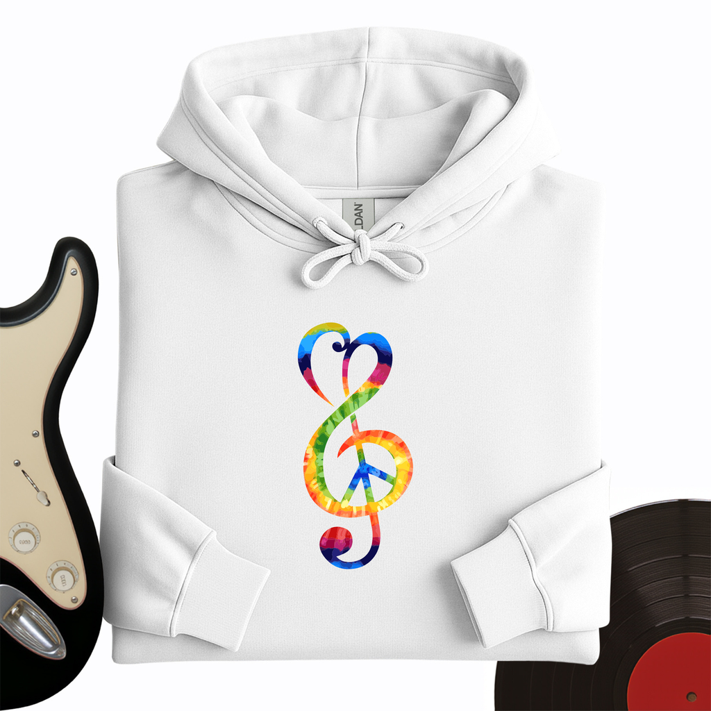 Peace Music Note Hoodie product image 5