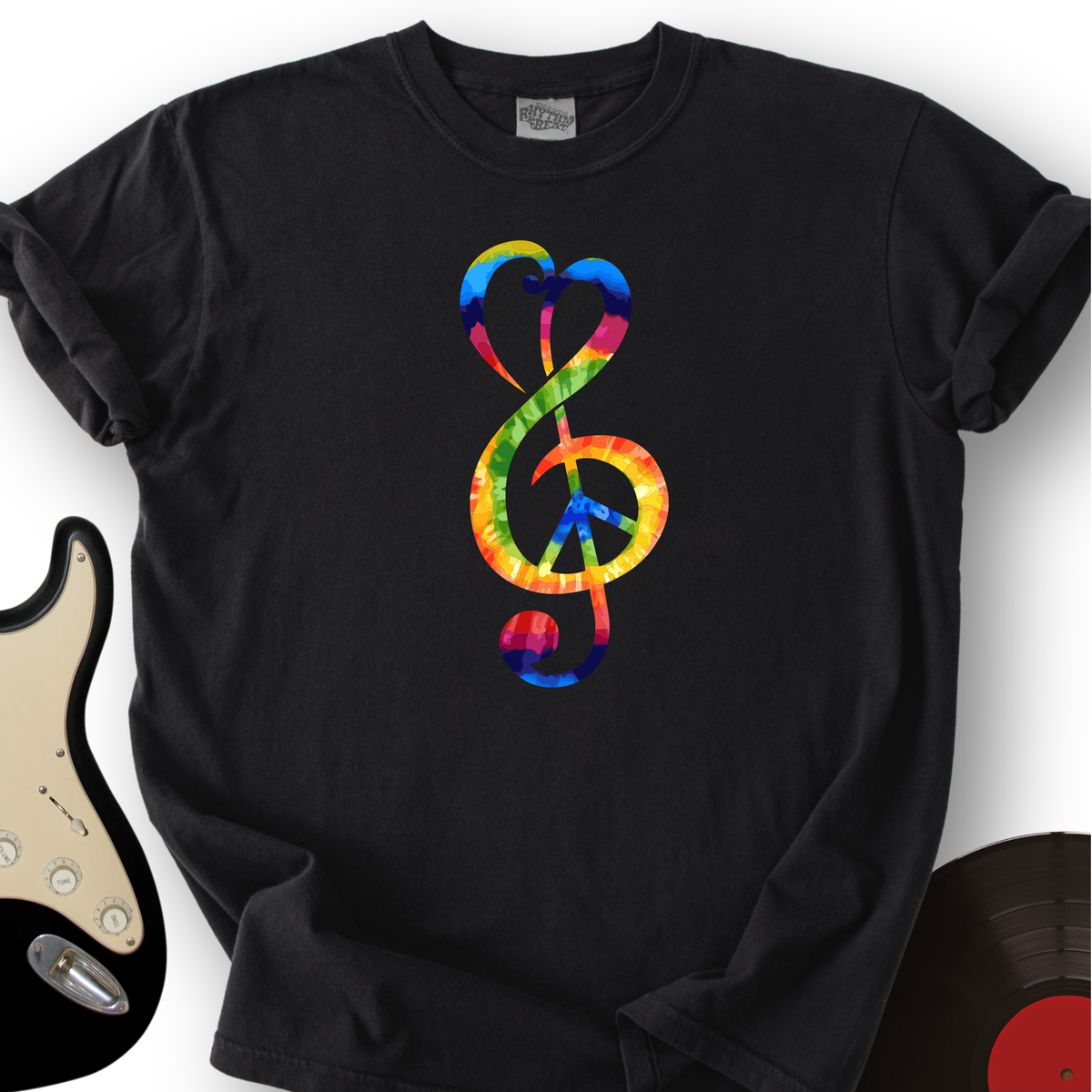 Peace Music Note T-Shirt product image 6
